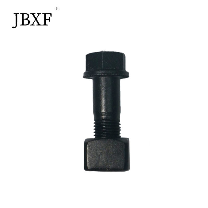 Anti Rust Dozer Track Bolts XCMG LG Carbon Steel Black Oxide Track Shoe Bolts