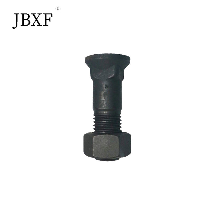 Heavy Duty Track Shoe Bolts Alloy Steel Anti Corrosion For Construction Machinery