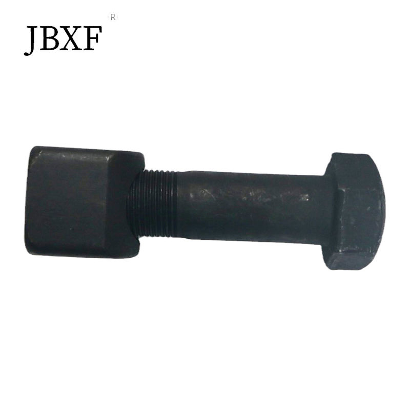 Zinc Plated Track Shoe Bolts Rust Resistance Friction Reduction For Sany SY215/235 XCMG XE200/215