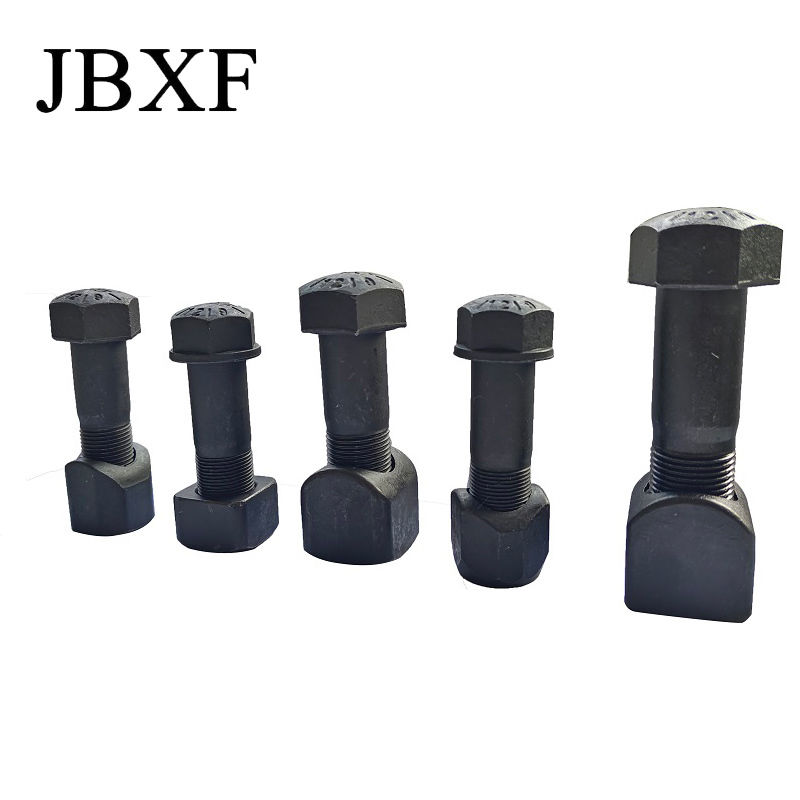 Excavator Track Bolt M22×65mm 12.9 Grade OEM 9M7444 Compatible Replacement For Undercarriage Shoes