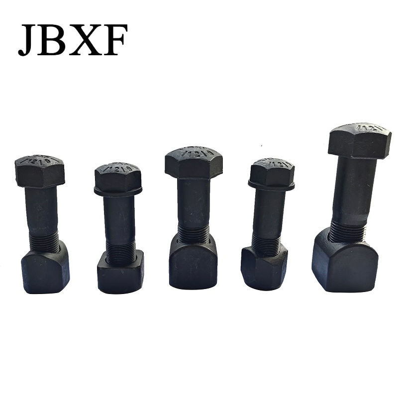 Excavator Track Bolt M20×65mm 12.9 Grade OEM 6Y9024 Excavator Undercarriage Track Shoe Bolt