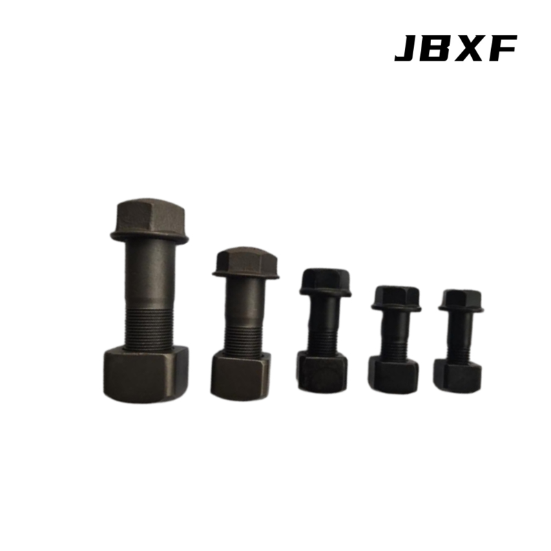 Heavy Duty Track Bolt M33×185mm OEM 198-32-31340 Universal Fit For Large Komatsu Excavators Bulldozers