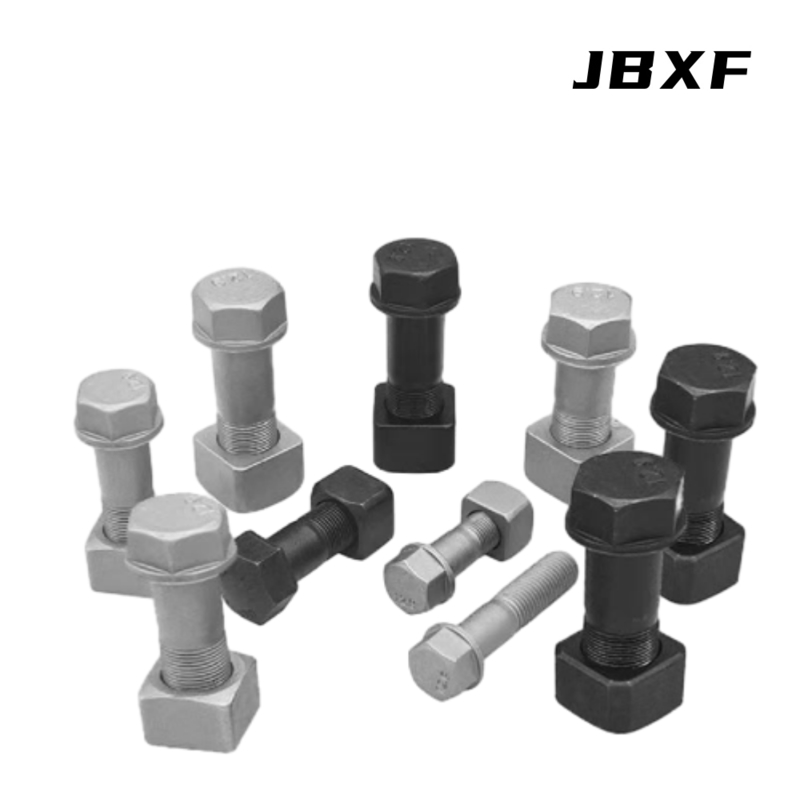 Track Bolt M22×80mm For Komatsu PC400 / PC400-7 / PC400-8 Excavators OEM 208-32-51210 Grade 12.9 Track Shoe Bolt