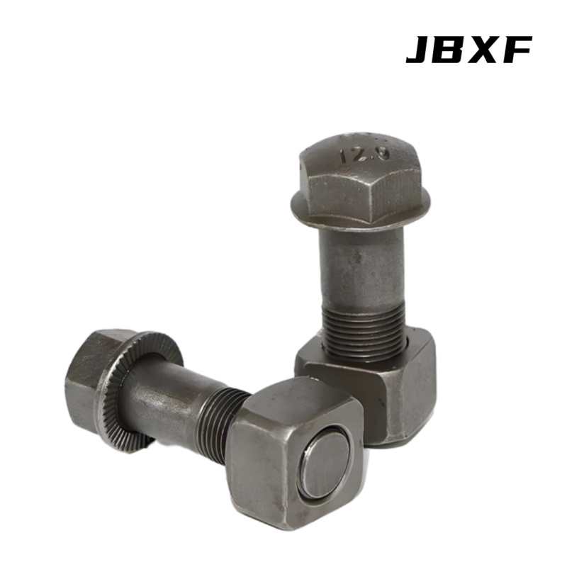 7P8361 Track Link Bolt For Excavator Chain Assembly Heavy Duty Liebherr  Hex Head