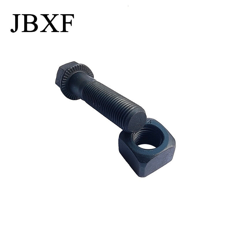 Hexagon Head Metric Track Shoe Bolts / Excavator Bolt 1200Nm 30-100mm For Torque
