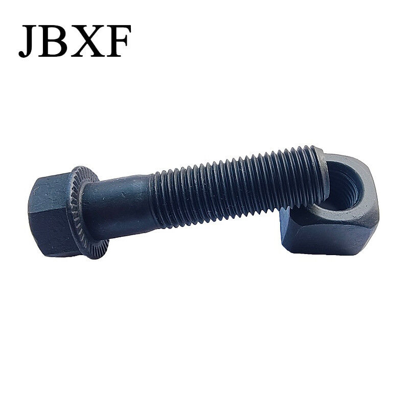 Hexagon Head Metric Track Shoe Bolts / Excavator Bolt 1200Nm 30-100mm For Torque