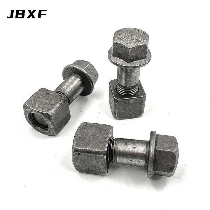 Grade 8.8 Carbon Steel Value Pack Track Bolts Kit For D6 / D7 Dozers 20T Excavators Perfect