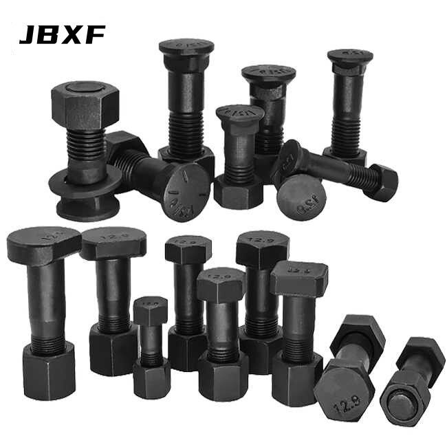 Grade 8.8 Carbon Steel Value Pack Track Bolts Kit For D6 / D7 Dozers 20T Excavators Perfect