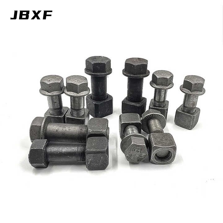 12.9 Alloy Steel M20X100 Anti-Break Track Shoe Bolts For CAT336 / Hyundai R290