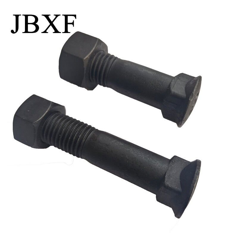 Customization Excavator Plow Bolt Grade 8 Flat Head Plow Bolts  Forging & Casting
