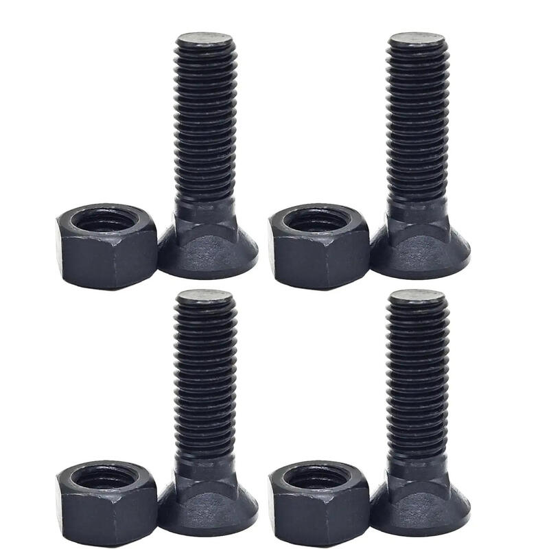 M24 X 80mm Bolt Track Shoe Nuts Kit Grade 10.9 High Tensile Steel Corrosion Resistant Coating Crawler Tractor Undercarriage